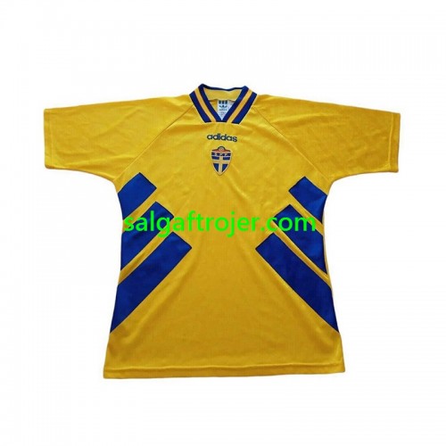 Sverige Fodboldtrøjer Retro Hjemmebanesæt 1994 Kort ærmer Sverige Fodboldtrøjer Retro Hjemmebanesæt 1994 Kort ærmer